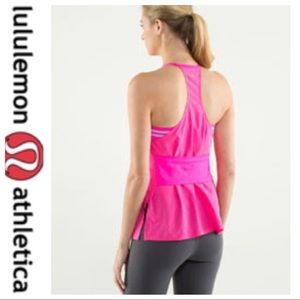 💕 Lululemon Pink New Amped Tank
